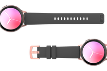 Load image into Gallery viewer, Solid Deep Stone Gray Watch Band 20mm
